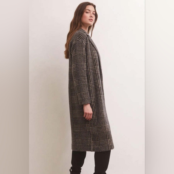Z SupplyZ Supply Mason Houndstooth Coat, XS - Picture 8 of 10
